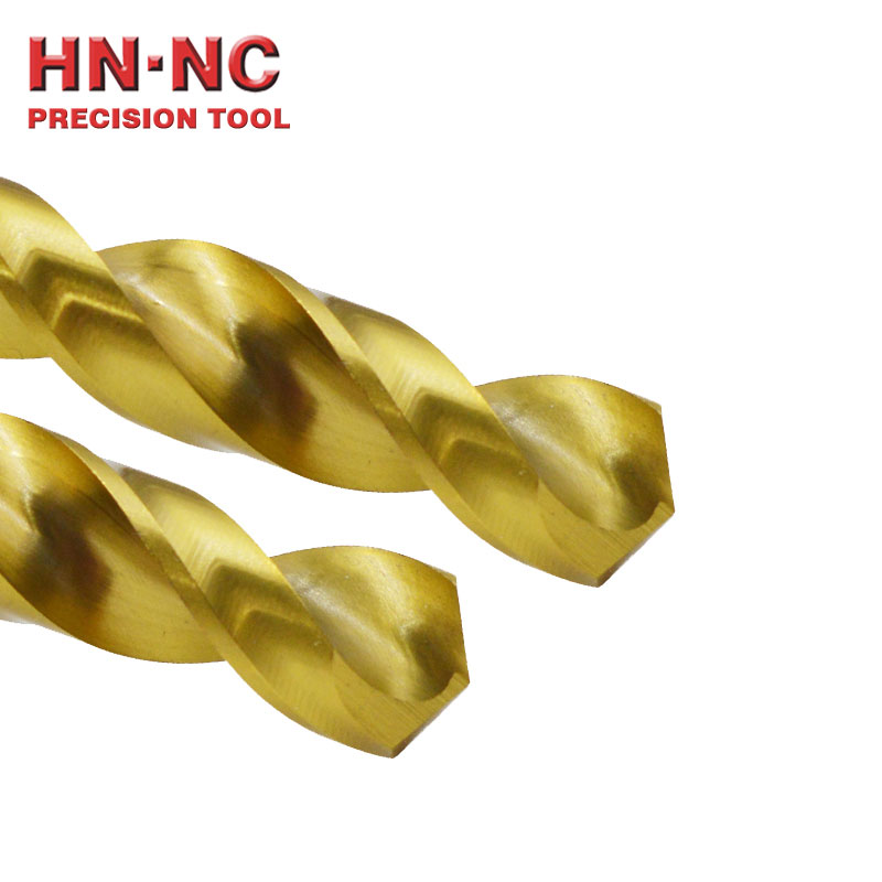 SU101-TiN含钴钻头不锈钢淬火钢难加工材料直柄麻花钻头图2