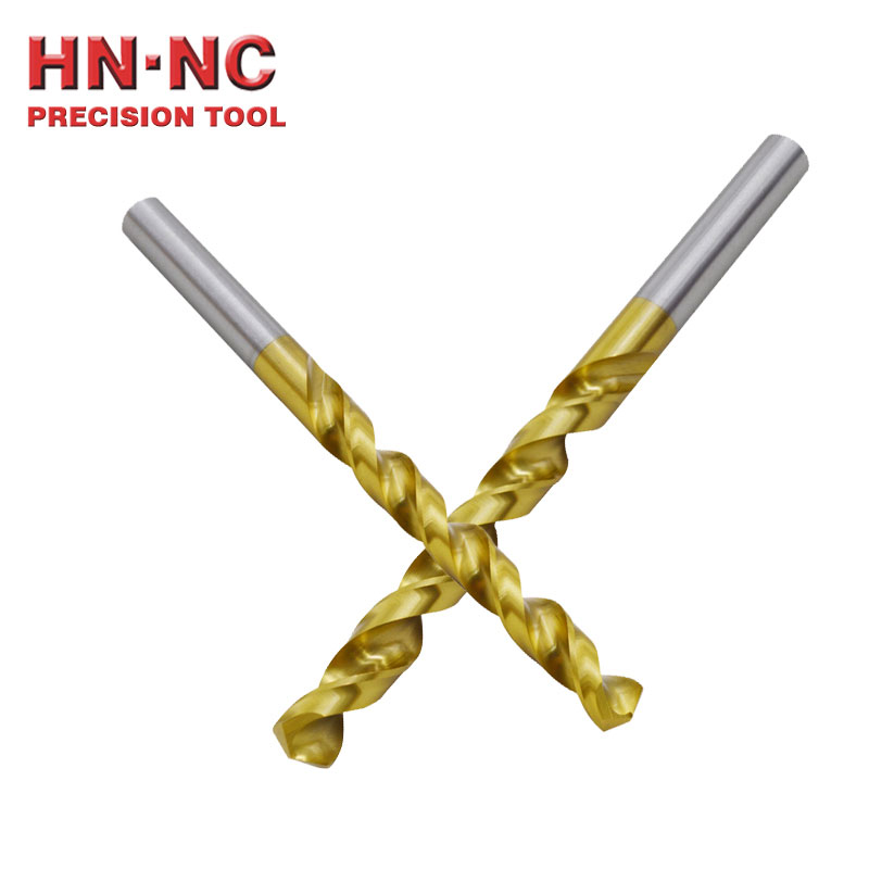 SU101-TiN含钴钻头不锈钢淬火钢难加工材料直柄麻花钻头图3